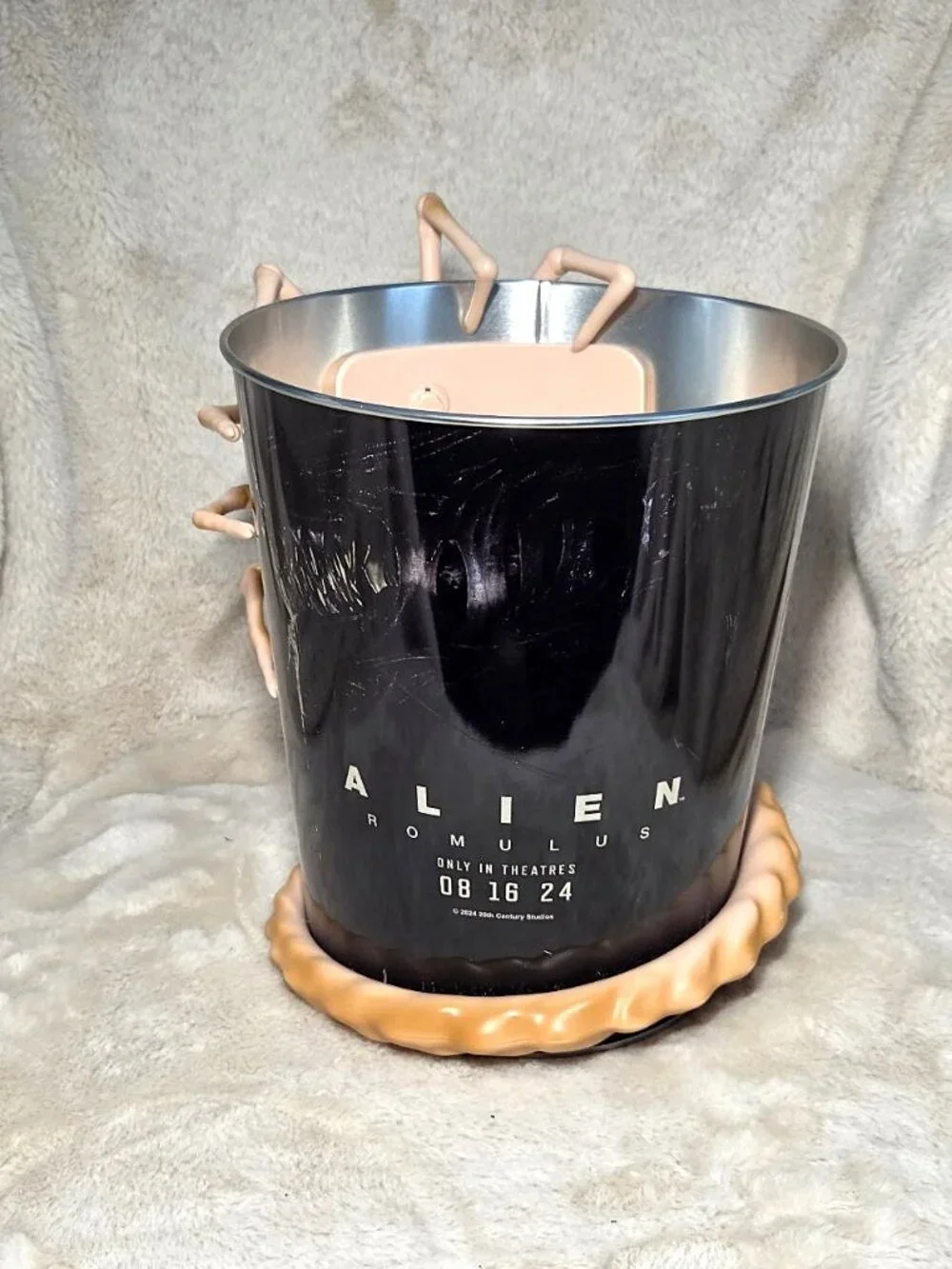 Alien Romulus AMC Exclusive Facehugger Popcorn Bucket 2024 Movie Collectible